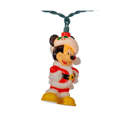 Disney Mickey Mouse 9' UL 10 - Light Set – Festive Holiday String Lights by Kurt Adler - Tree Treasures