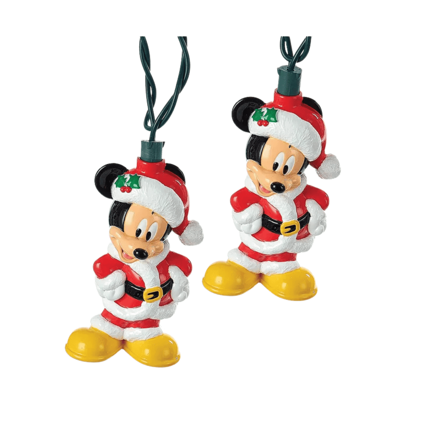 Disney Mickey Mouse 9' UL 10 - Light Set – Festive Holiday String Lights by Kurt Adler - Tree Treasures