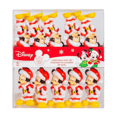 Disney Mickey Mouse 9' UL 10 - Light Set – Festive Holiday String Lights by Kurt Adler - Tree Treasures