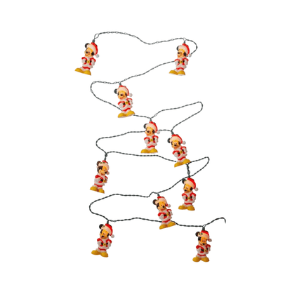 Disney Mickey Mouse 9' UL 10 - Light Set – Festive Holiday String Lights by Kurt Adler - Tree Treasures