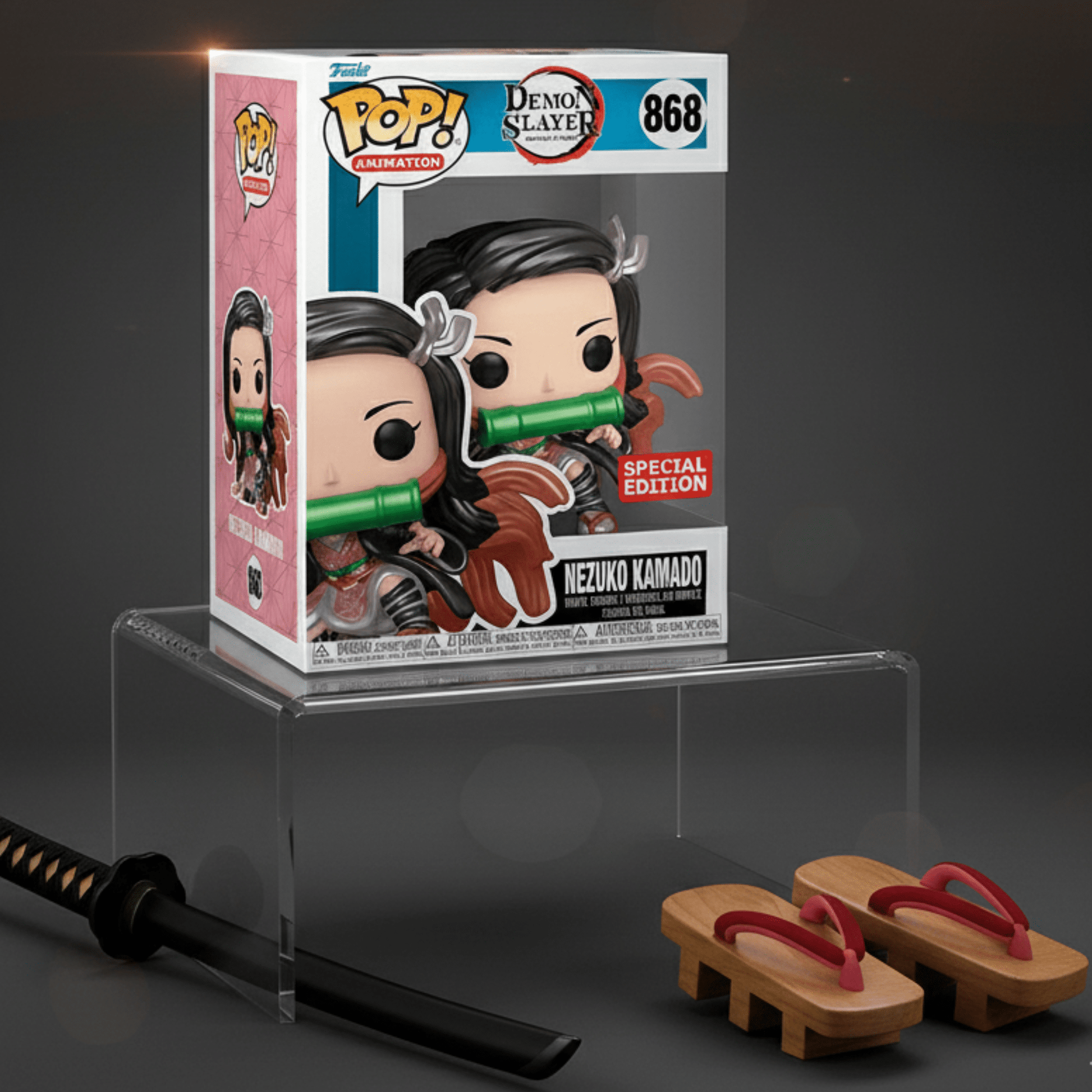 Funko Pop! Anime Demon Slayer – Nezuko Kamado Vinyl Figure, 3.75" - Tree Treasures