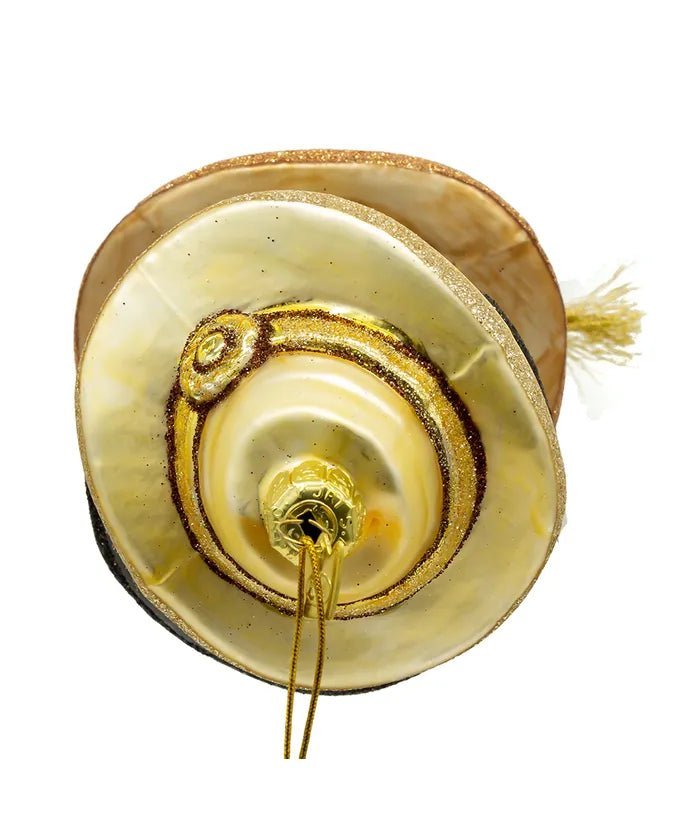 Glass Stacked Western Hats Ornament – Noble Gems - Tree Treasures