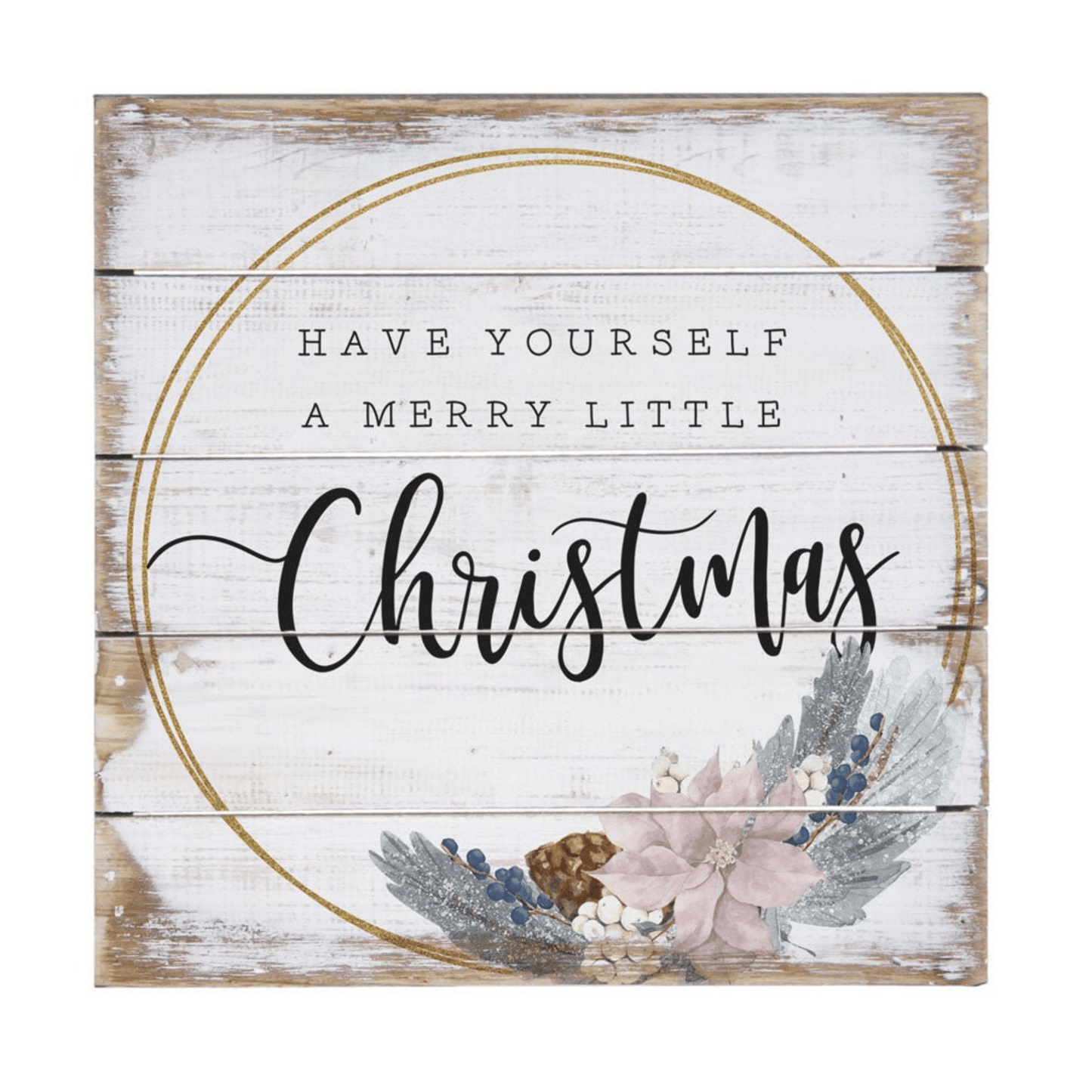 Have Yourself a Merry Little Christmas Wooden Sign – Perfect Pallet Petite Board (6" or 8") - Tree Treasures