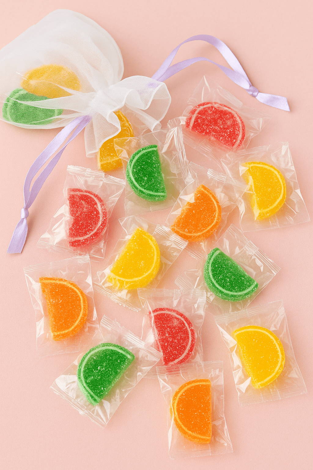 Individually Wrapped Jelly Fruit Slices – Bulk Old Fashioned Candy by the Pound - Tree Treasures