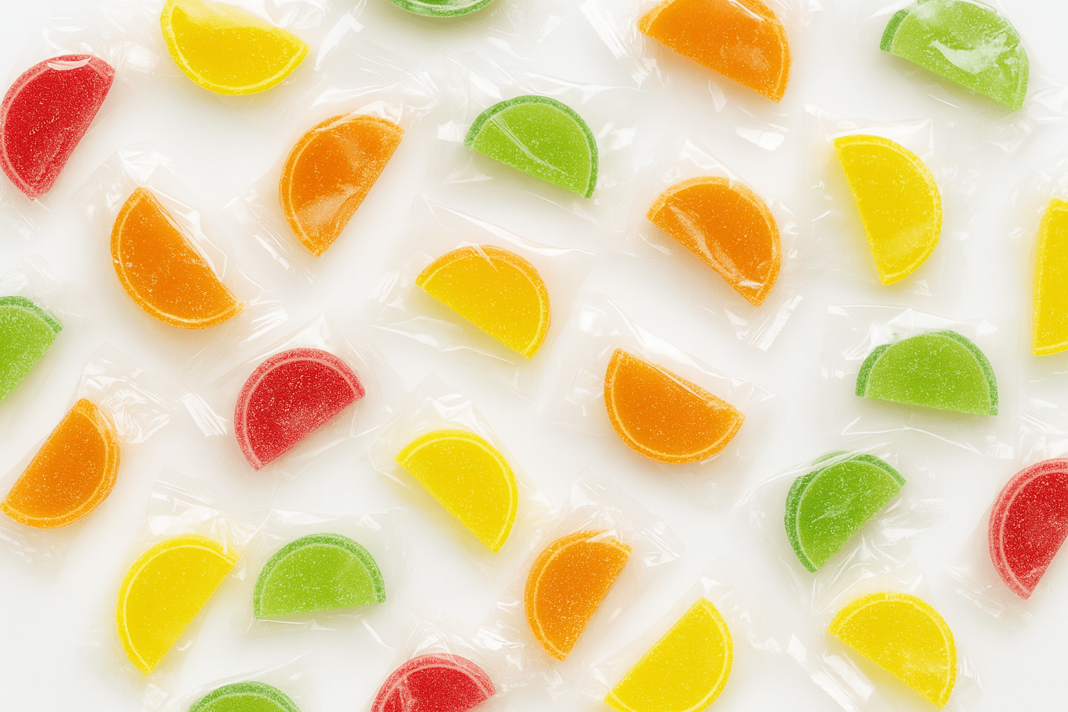 Individually Wrapped Jelly Fruit Slices – Bulk Old Fashioned Candy by the Pound - Tree Treasures