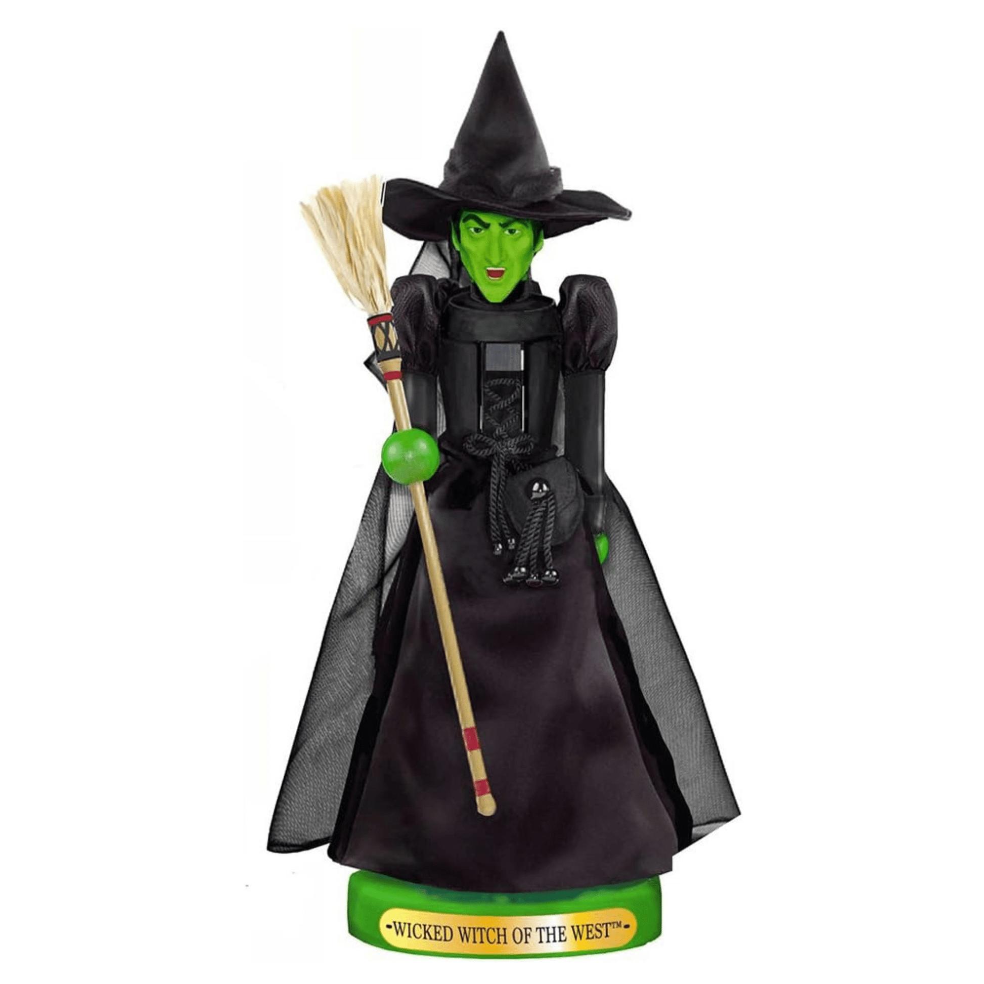 Kurt Adler 11 - Inch Wizard of Oz Wicked Witch Nutcracker – Officially Licensed - Tree Treasures