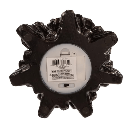 Kurt Adler 11.5" Battery - Operated Bat on Skull Table Piece – Halloween Décor - Tree Treasures