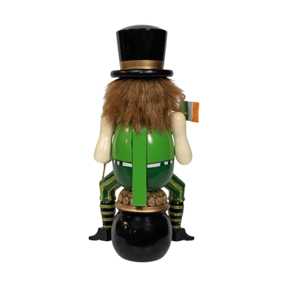 Kurt Adler 12" Irish Leprechaun Nutcracker – St. Patrick’s Day Decor - Tree Treasures