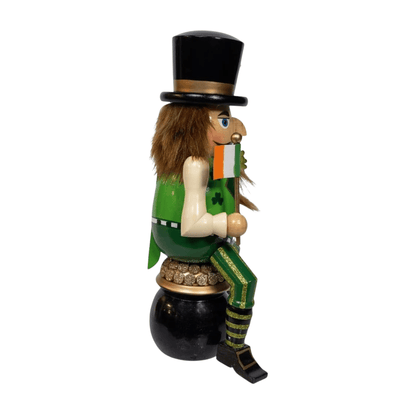 Kurt Adler 12" Irish Leprechaun Nutcracker – St. Patrick’s Day Decor - Tree Treasures