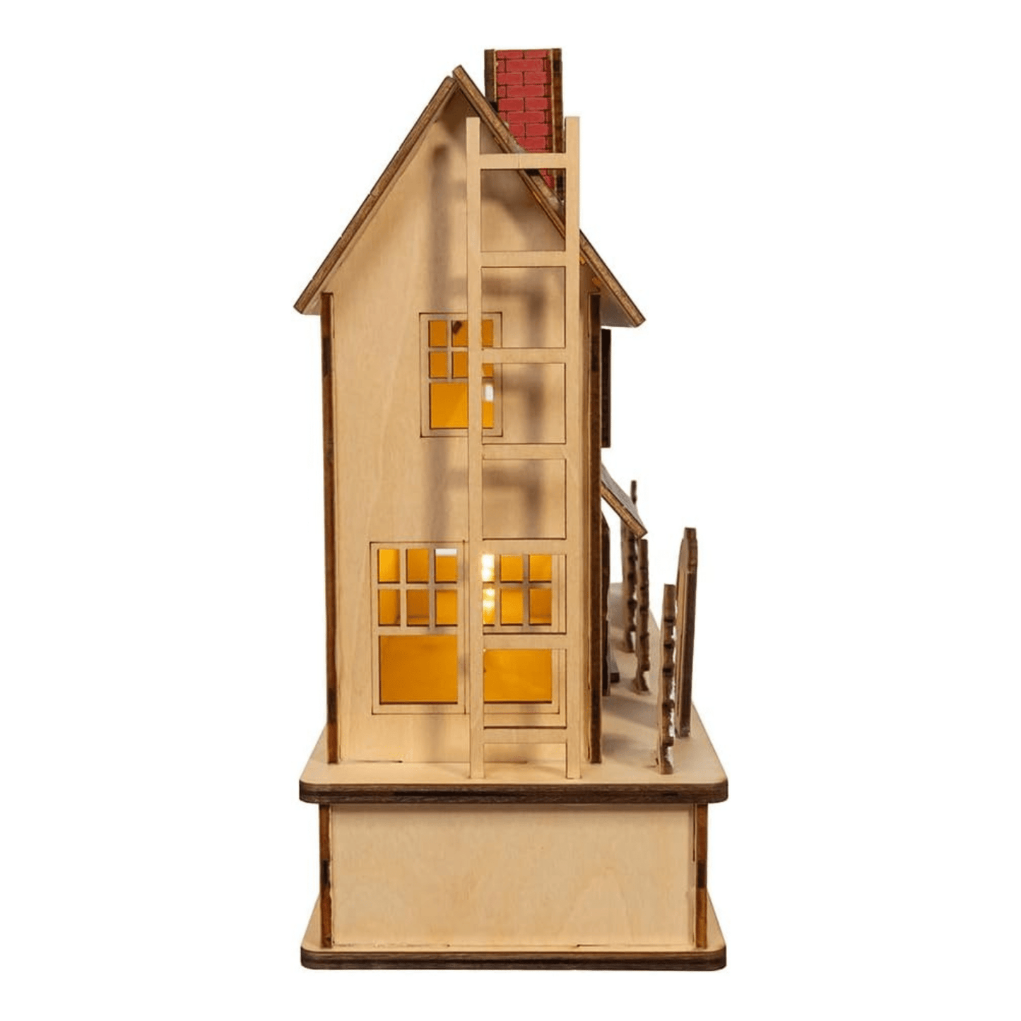 Kurt Adler 12" National Lampoon’s Christmas Vacation™ Lighted Griswold House – Battery Operated LED Décor - Tree Treasures