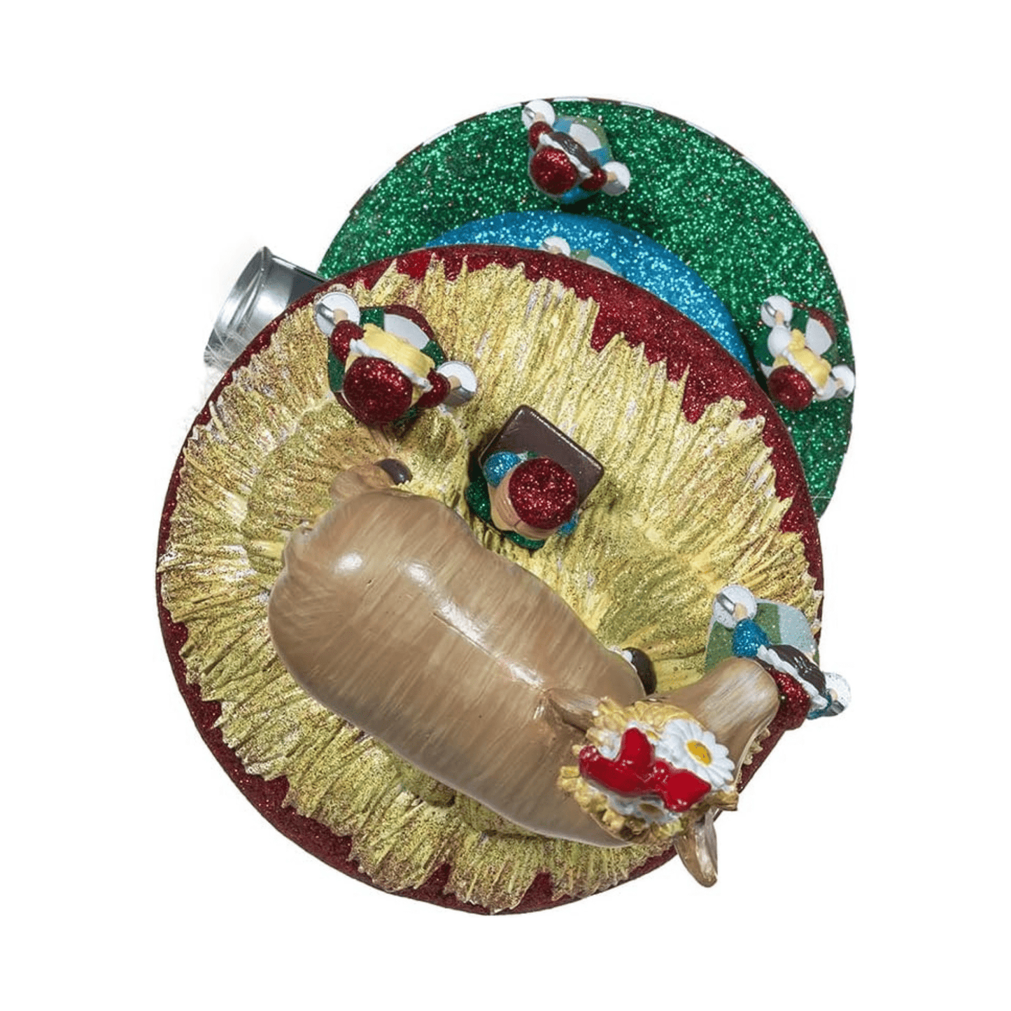 Kurt Adler 16.5" Hollywood Nutcracker – 8 Maids A Milking, 12 Days of Christmas - Tree Treasures
