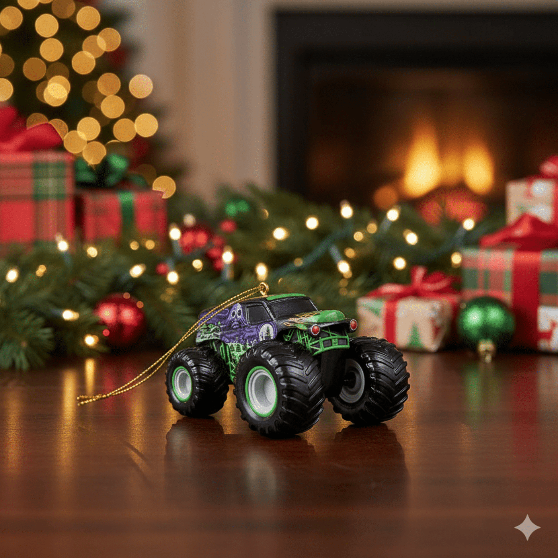 KURT ADLER 3.5" GRAVE DIGGER PERSONALIZED ORNAMENT - Tree Treasures