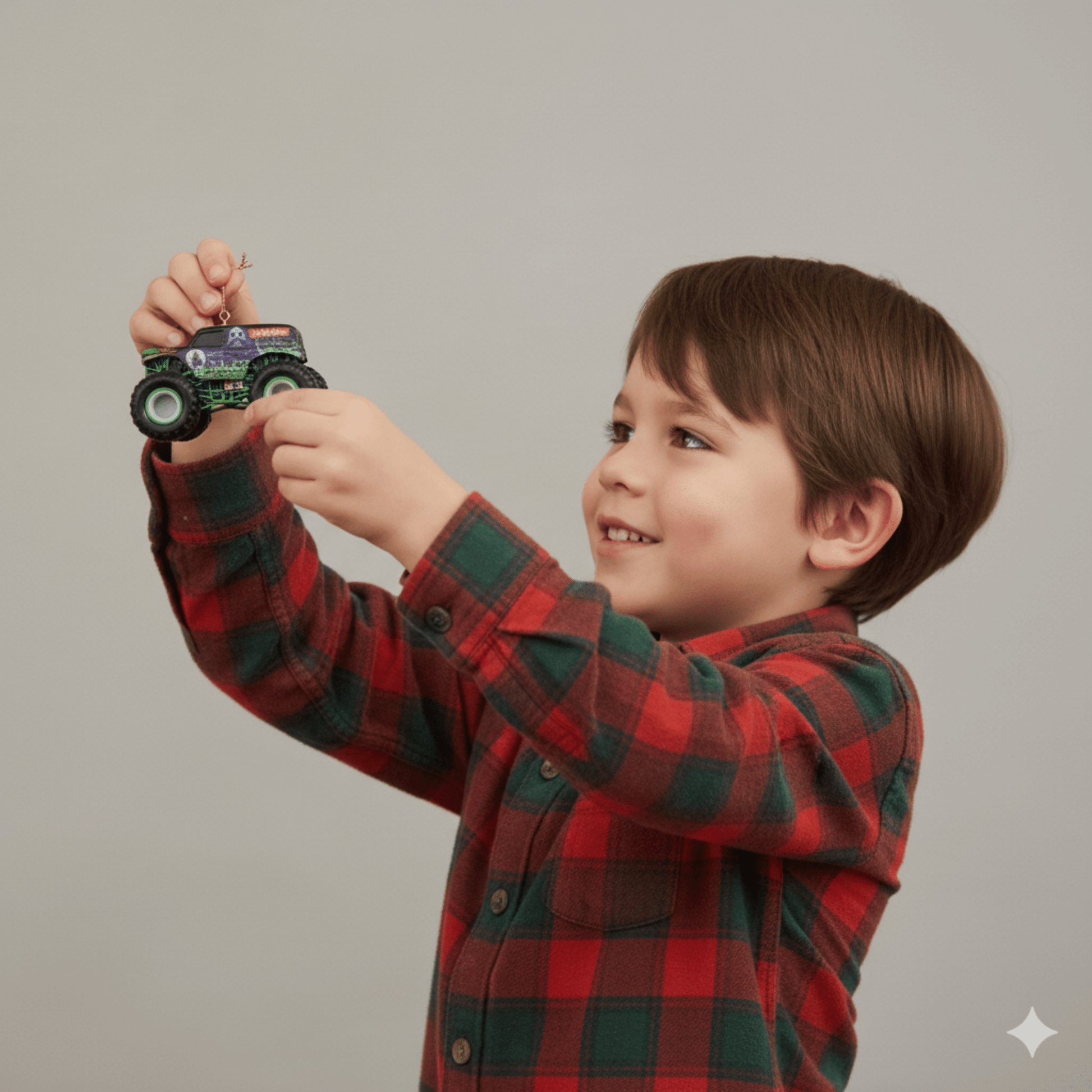 KURT ADLER 3.5" GRAVE DIGGER PERSONALIZED ORNAMENT - Tree Treasures