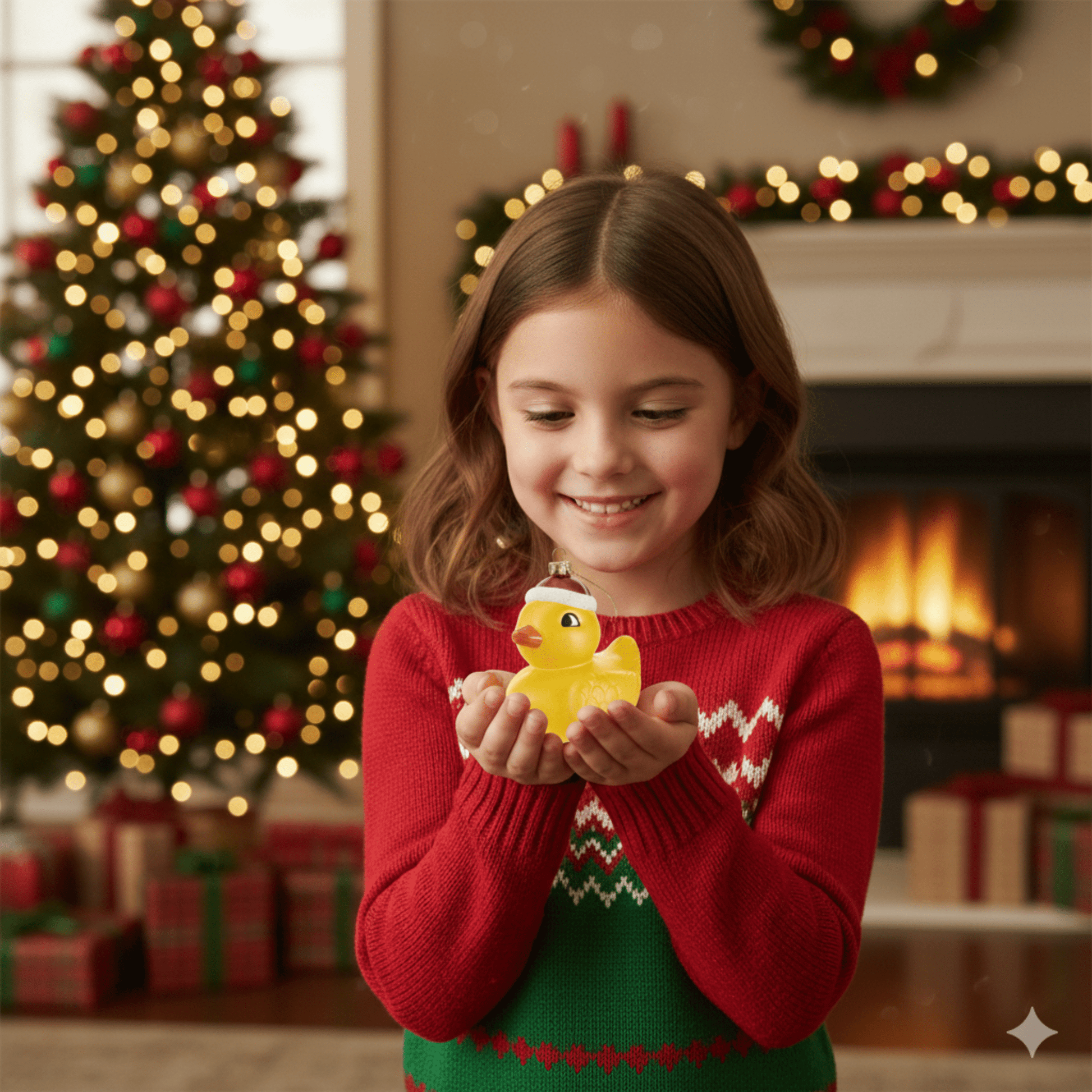 KURT ADLER 4.5" YELLOW PLASTIC DUCK ORNAMENT - Tree Treasures