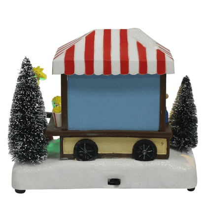 Kurt Adler 7" Battery - Operated Peanuts™ LED Musical Table Piece – Charlie Brown, Snoopy & Woodstock - Tree Treasures