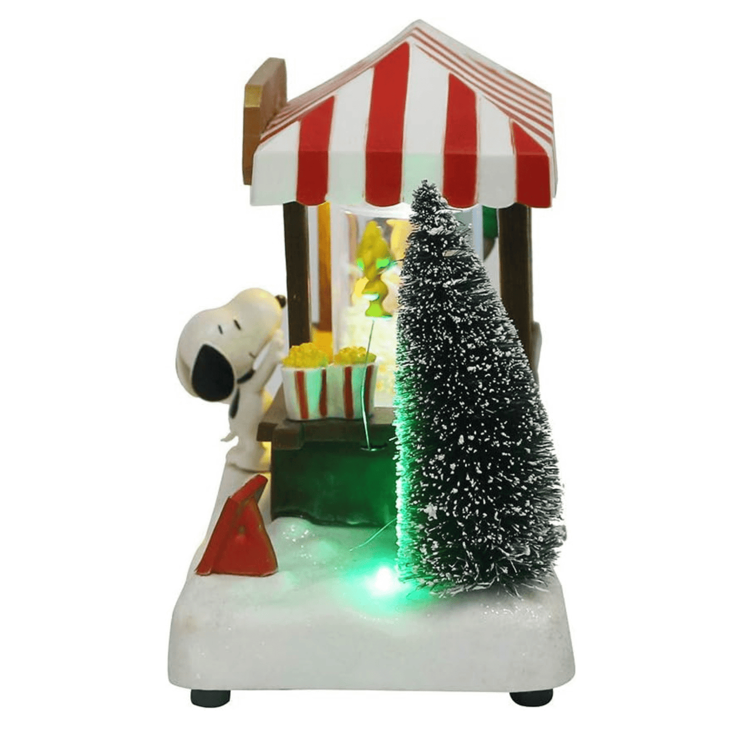 Kurt Adler 7" Battery - Operated Peanuts™ LED Musical Table Piece – Charlie Brown, Snoopy & Woodstock - Tree Treasures