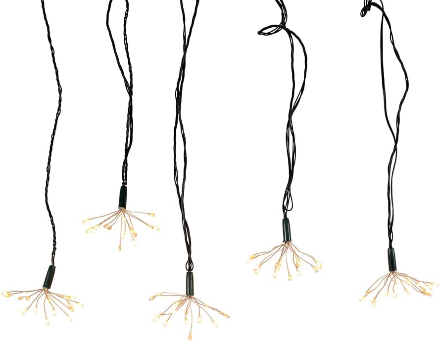 Kurt Adler 75 - Light Cluster Burst Classic White Superbright LED Twinkle Light Set - Tree Treasures