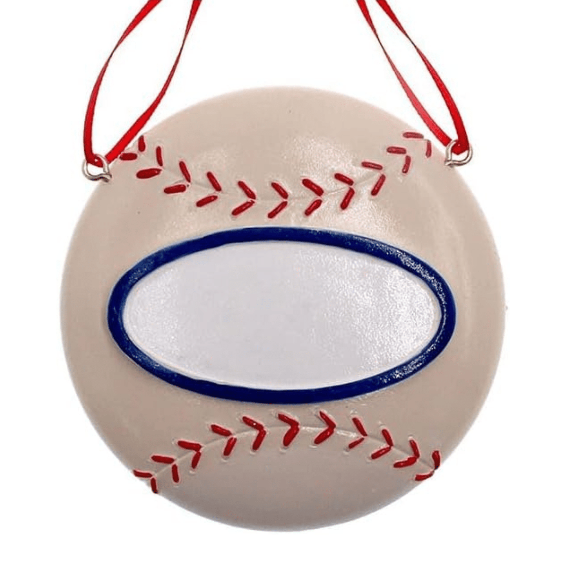 Kurt Adler Baseball Ornament for Personalization – Resin, 3.25" - Tree Treasures