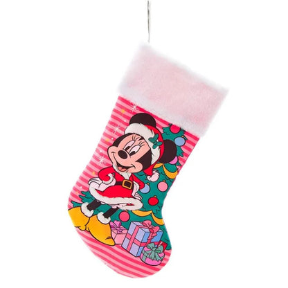Kurt Adler Disney© Minnie Mouse With Tree Stocking, 19 Inches - Tree Treasures