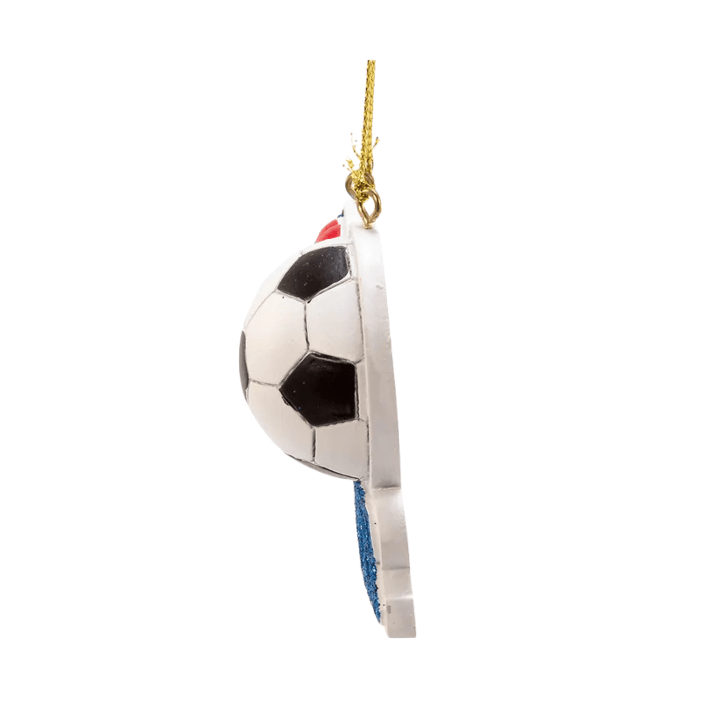 Kurt Adler “I Love Soccer” Ornament for Personalization – Customizable Holiday Ornament for Soccer Fans - Tree Treasures