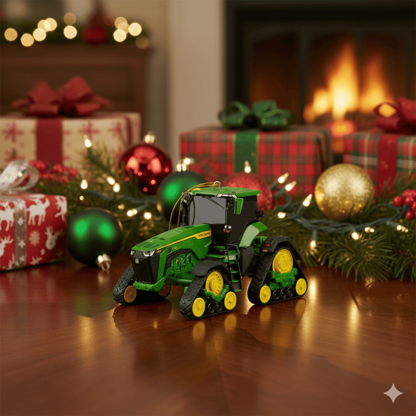 Kurt Adler John Deere™ 8XR Tractor Ornament, 3.5 Inches - Tree Treasures