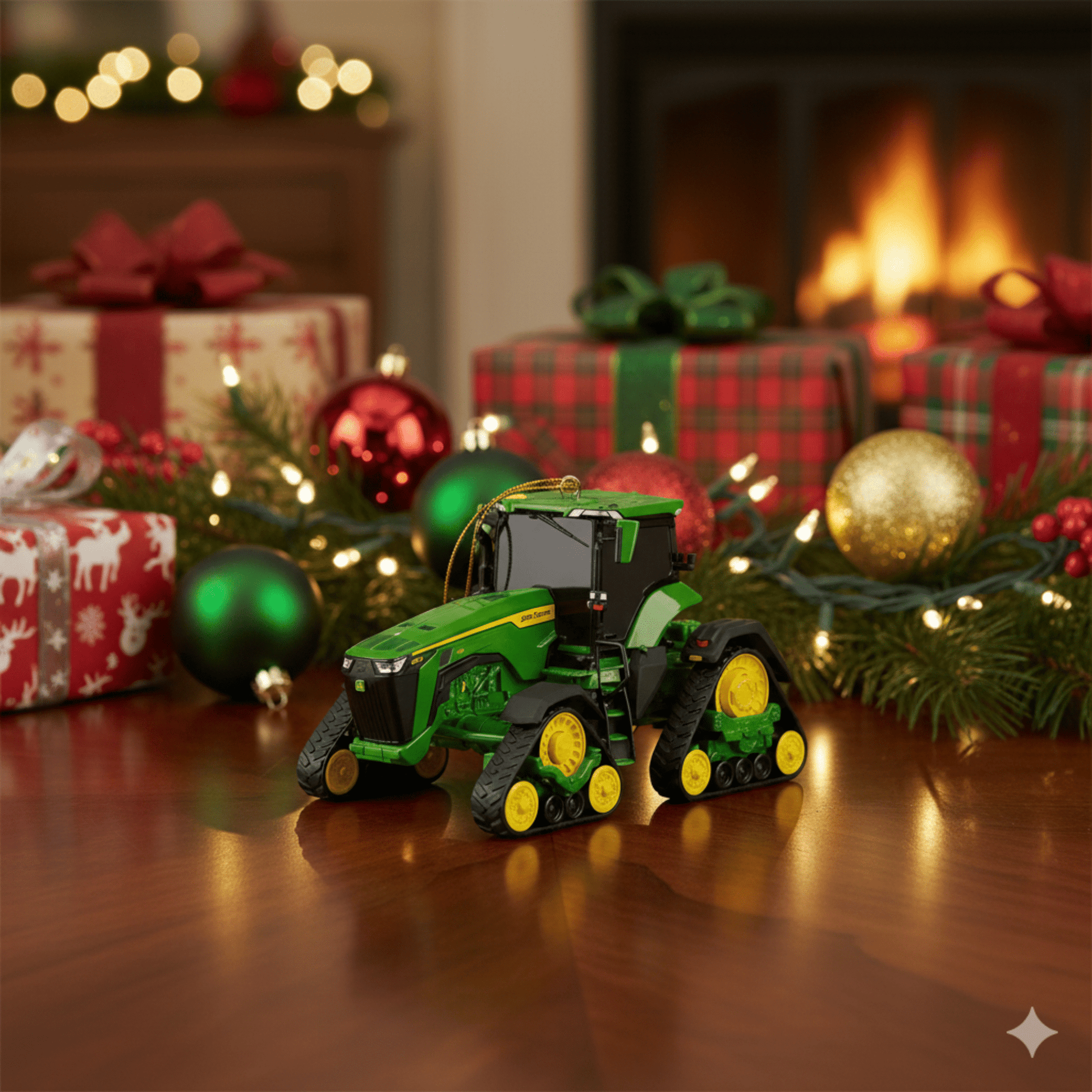 Kurt Adler John Deere™ 8XR Tractor Ornament, 3.5 Inches - Tree Treasures