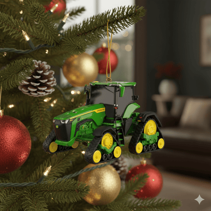 Kurt Adler John Deere™ 8XR Tractor Ornament, 3.5 Inches - Tree Treasures