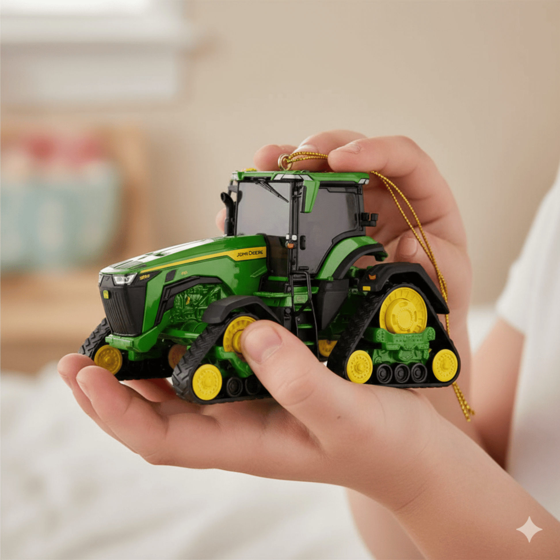 Kurt Adler John Deere™ 8XR Tractor Ornament, 3.5 Inches - Tree Treasures