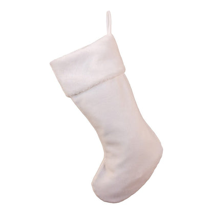 Kurt Adler Ms. Rachel™ with Herbie White Appliqué Christmas Stocking - Tree Treasures