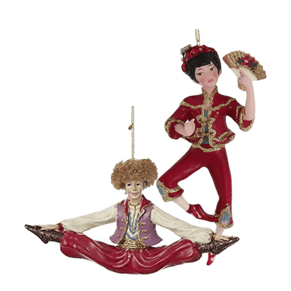 Kurt Adler Resin International Dancer Ornament Set – 4 Piece - Tree Treasures