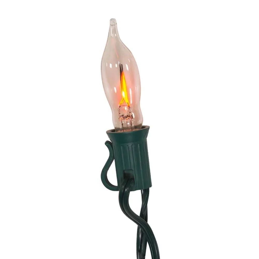 Kurt Adler UL 10 - Light Flicker Flame Candle Light Set of 2, 11 Inches - Tree Treasures