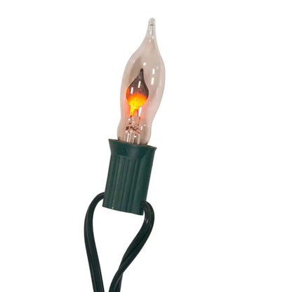 Kurt Adler UL 10 - Light Flicker Flame Candle Light Set of 2, 11 Inches - Tree Treasures