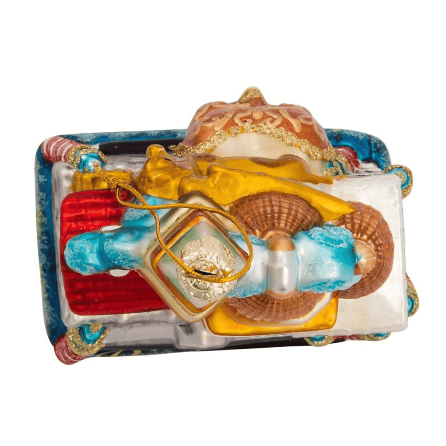 Kurt Adler Venice Cityscape Glass Ornament – 5" - Tree Treasures