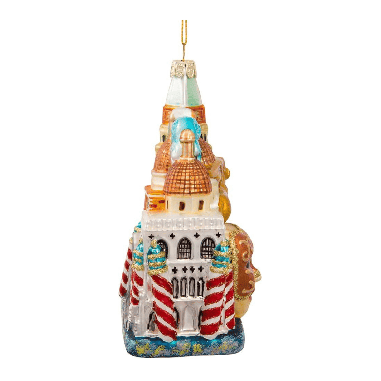 Kurt Adler Venice Cityscape Glass Ornament – 5" - Tree Treasures