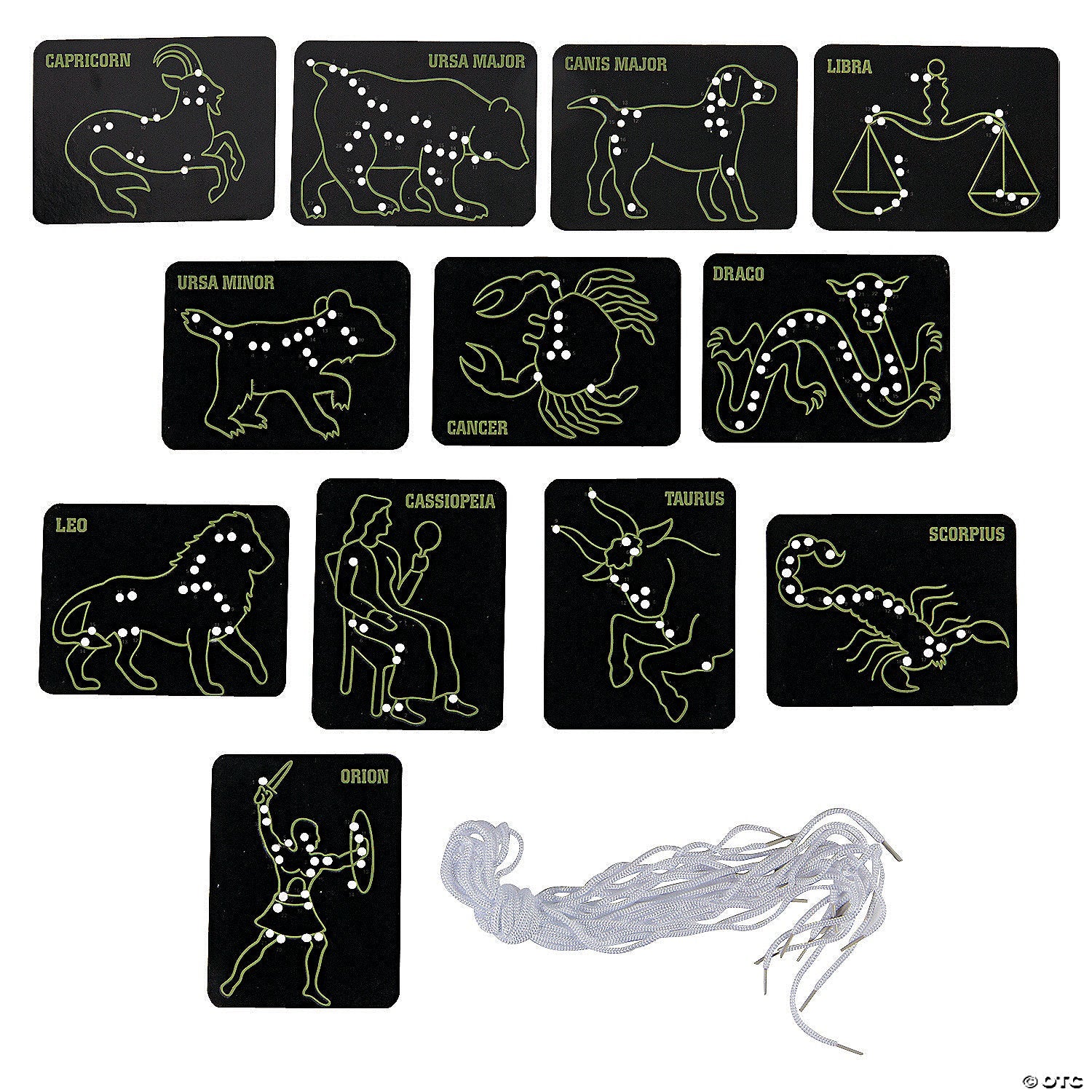 Lacing Constellation Cards - 24 Pack - Tree Treasures