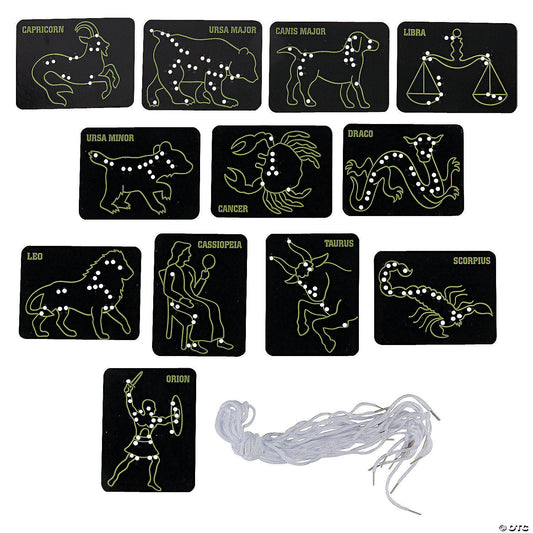 Lacing Constellation Cards - 24 Pack - Tree Treasures