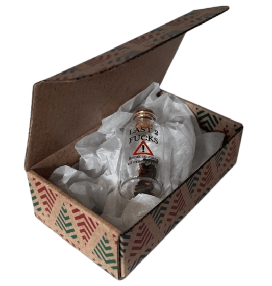 "Last 2 Fucks" Gag Gift – Break in Case of Emergency - Tree Treasures