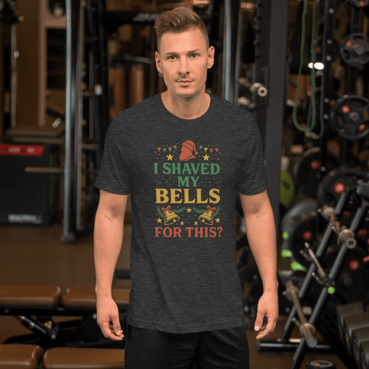 Limited Edition “I Shaved My Bells for This!?” Funny Christmas T-Shirt - Tree Treasures