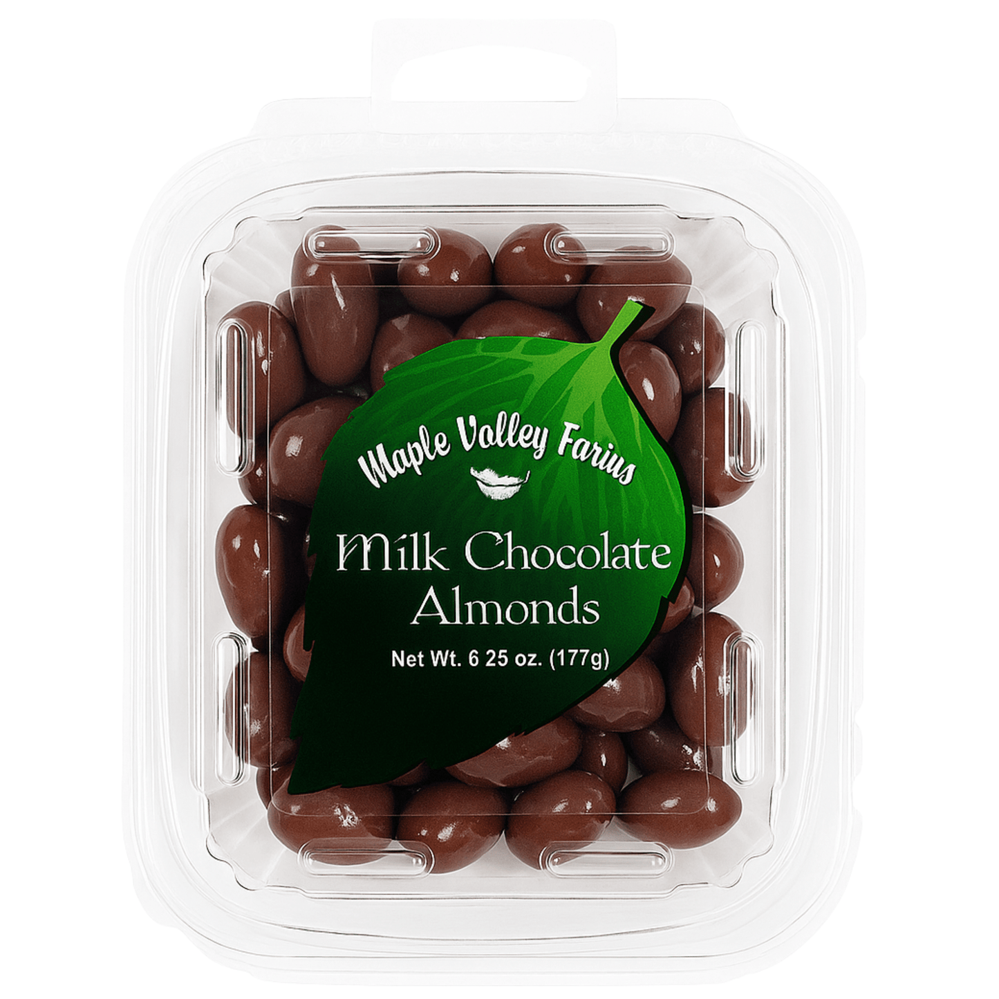 Maple Valley Farms Milk Chocolate Almonds 6.25 OZ - Tree Treasures