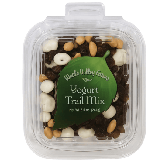 Maple Valley Farms Yogurt Trail Mix 5.5 OZ Peg Tub - Tree Treasures
