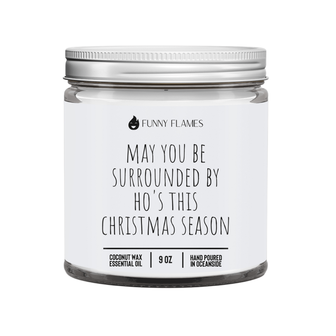 May You Be Surrounded By Ho's This Christmas Season - Funny - Tree Treasures