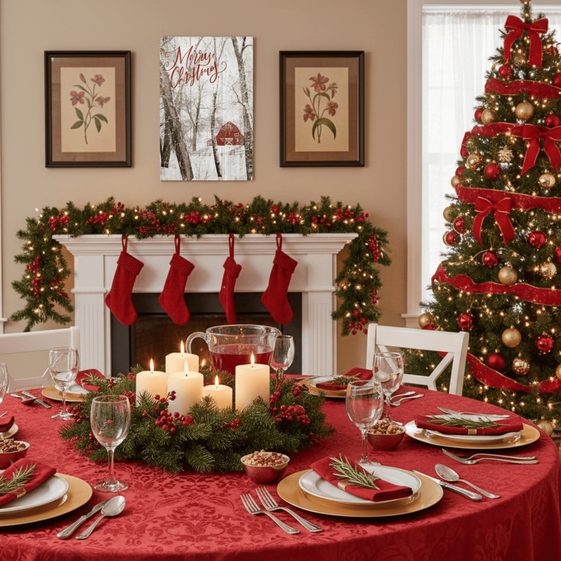 Merry Christmas Wooden Wall Art – 10.75" x 16" Rustic Pallet Sign - Tree Treasures