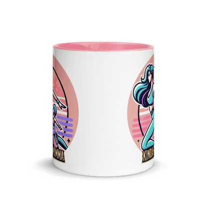 Mug with Color InsideKinda Fit Momma Mug – TikTok Colab | Fitness Mom Mug - Tree Treasures