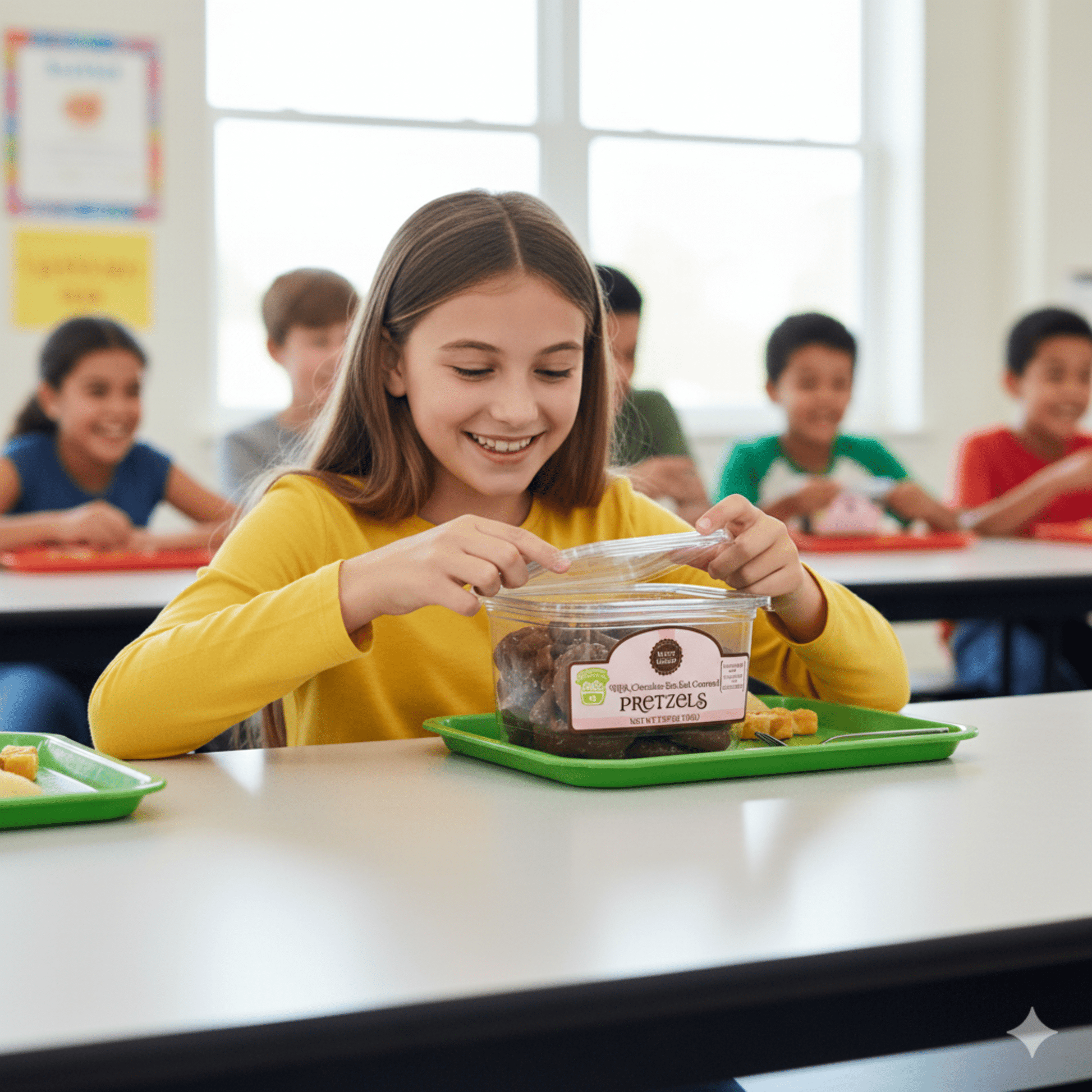 Nancy Adams Milk Chocolate Caramel Pretzels 7.75 OZ Tub - Tree Treasures