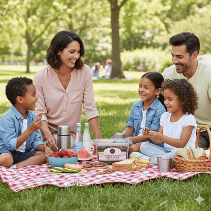 Nancy Adams Milk Chocolate Caramel Pretzels 7.75 OZ Tub - Tree Treasures