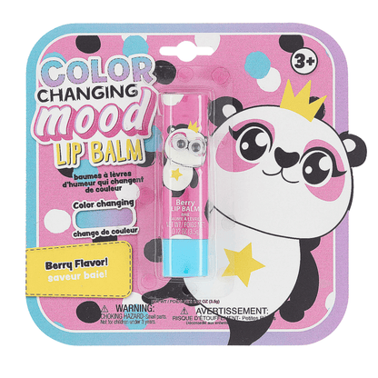 Panda Color - Changing Mood Lip Balm – Pink Plastic, Berry Flavor - Tree Treasures