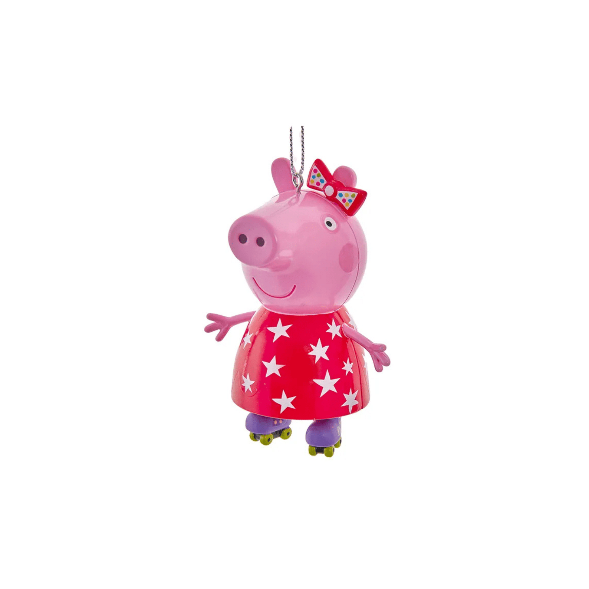 Peppa Pig™ With Skates Ornament – Adorable Christmas Tree Decoration by Kurt Adler - Tree Treasures