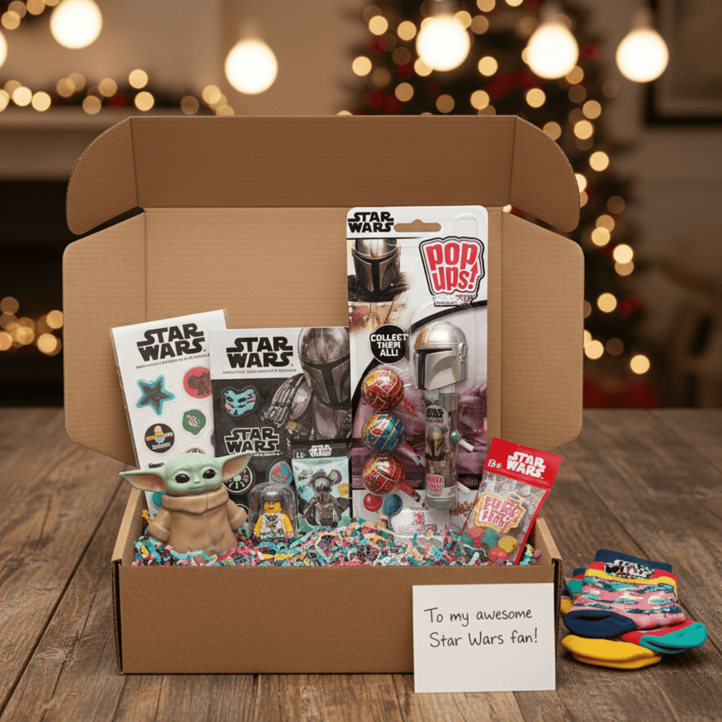 POP UPS! Star Wars The Mandalorian Lollipops – Includes 3 Chupa Chups Refill - Tree Treasures