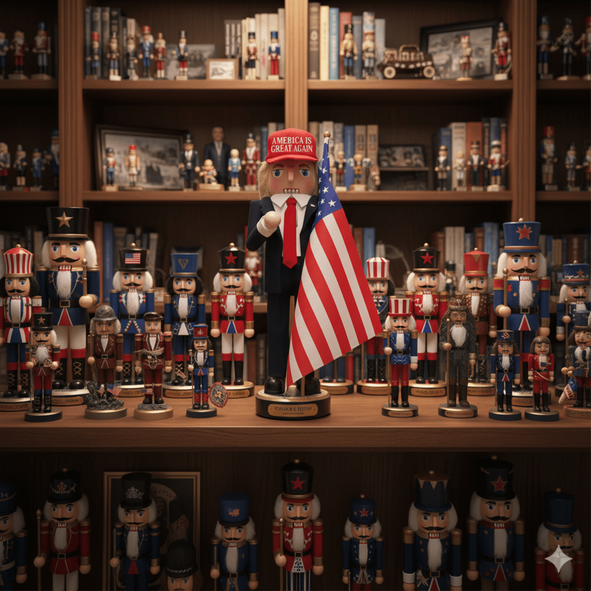PRE - SALE 16" Trump Nutcracker – Limited Edition Patriotic Collectible by Kurt Adler - Only 500 Made - Tree Treasures