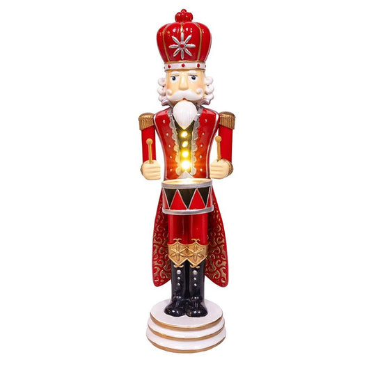 *PRESALE* 12" Battery Operated Lighted King Nutcracker Table Piece - Tree Treasures